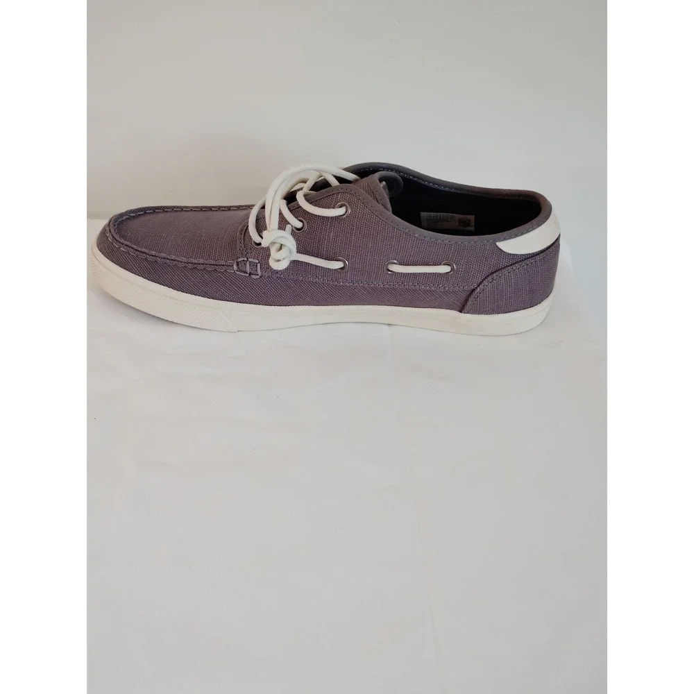 NWT-TOMS Men 12 Dorado Boat Shoes Shade Heritage‎ Canvas 10013223 Preppy Casual